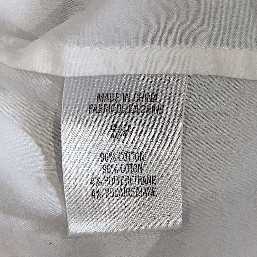 THEORY White Sleeveless Smocked Detail Blouse Size Small - Picture 8 of 8